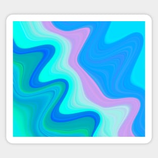 Abstract creative liquid art Sticker